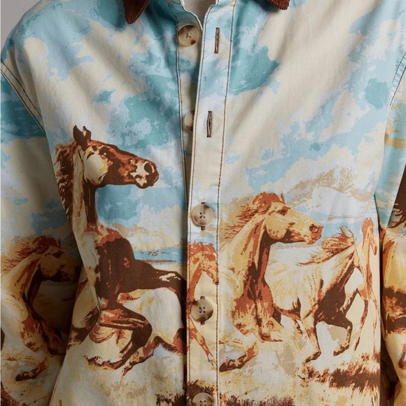 Urban Outfitters BDG Dru Printed Twill Chore Jacket - Picture 4 of 8